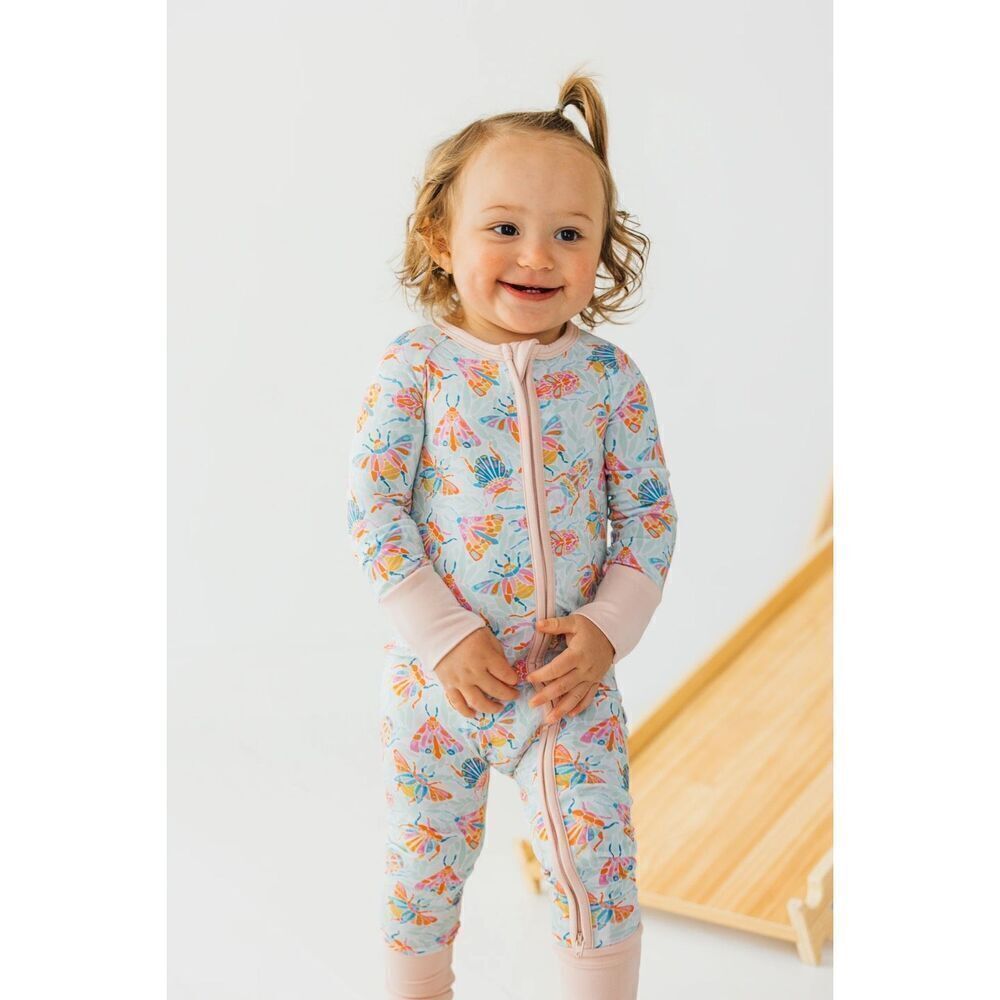 NWT Wild Woven Mosaic Bugs Zip Romper- Modal like Bamboo